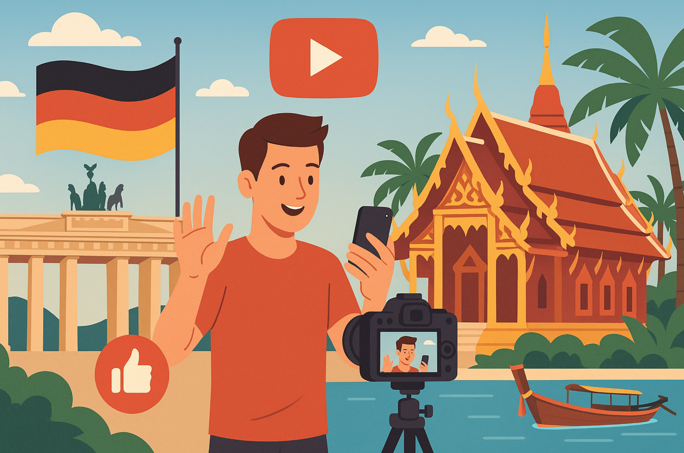 Deutscher Content Boom: Thailands Verlockung für YouTuber