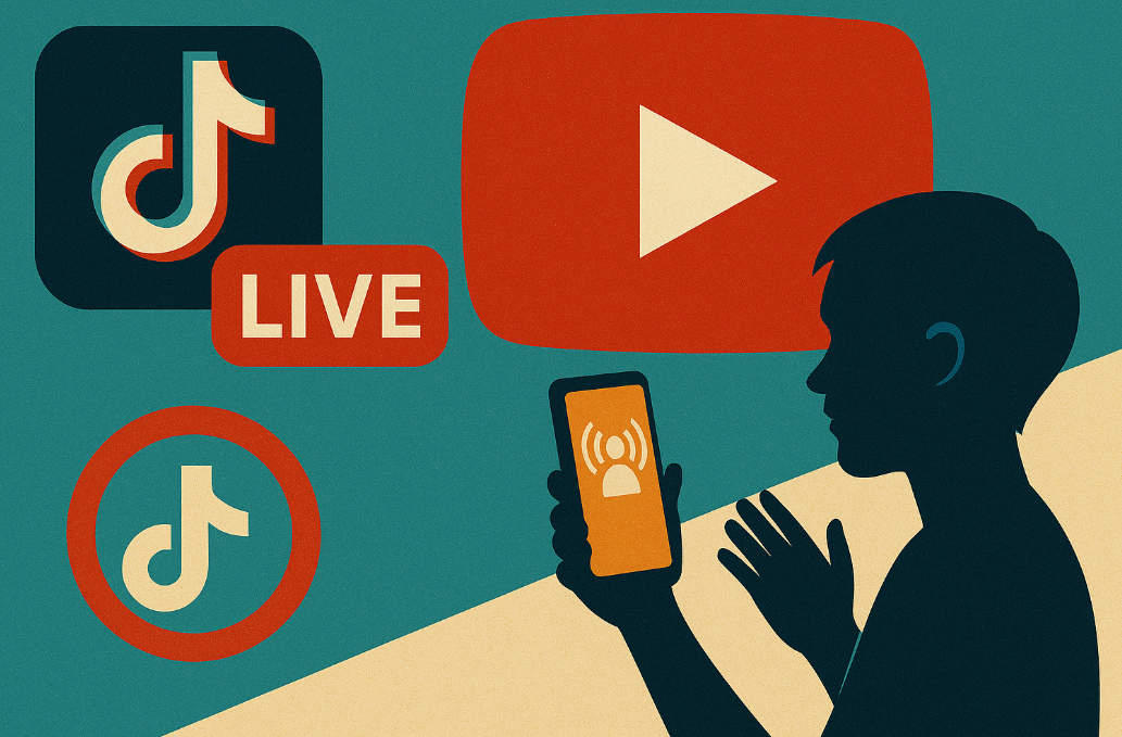 TikTok LIVE fordert YouTube im Livestreaming-Markt heraus
